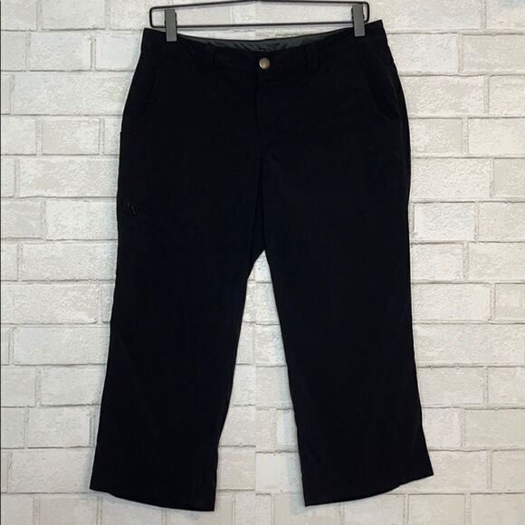 Eddie Bauer Pants - Eddie Bauer Black Nylon Hiking Capris 4